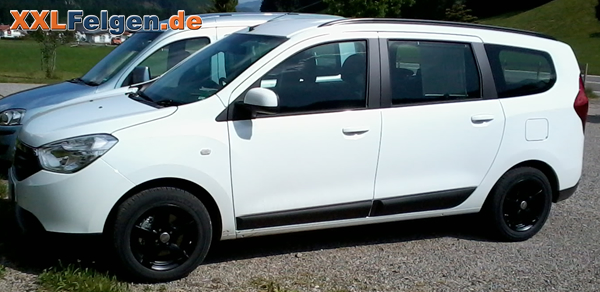 Dacia Lodgy + DBV Torino II 15 Zoll Alufelgen Dacia Lodgy + DBV Torino II 15 Zoll Alufelgen