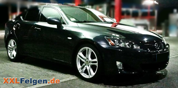 Lexus IS 220 D + DBV Mauritius 18 Zoll silber lackiert Lexus IS 220 D + DBV Mauritius 18 Zoll silber lackiert