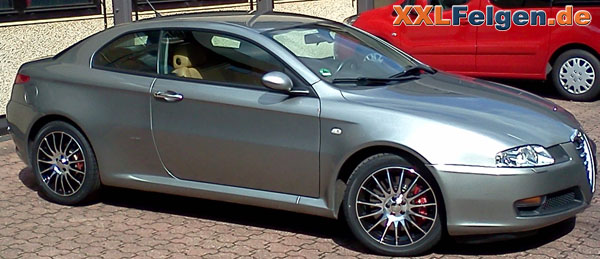 Alfa Romeo GT mit DBV S-Florida Alufelgen und Dunlop Reifen