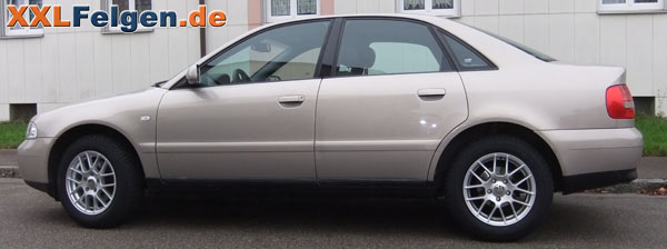 Audi A4 + DBV Arizona 15 Zoll Felgen Audi A4 + DBV Arizona 15 Zoll Felgen