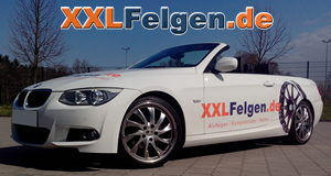 BMW 3er E93 3C mit DBV Milano 19 Zoll Alufelgen