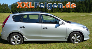 15 Zoll Alu Kompletträder für den Hyundai i30 CW