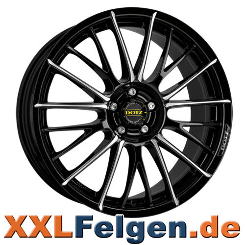 Dotz Rapier Felgen - Schwarz Front poliert