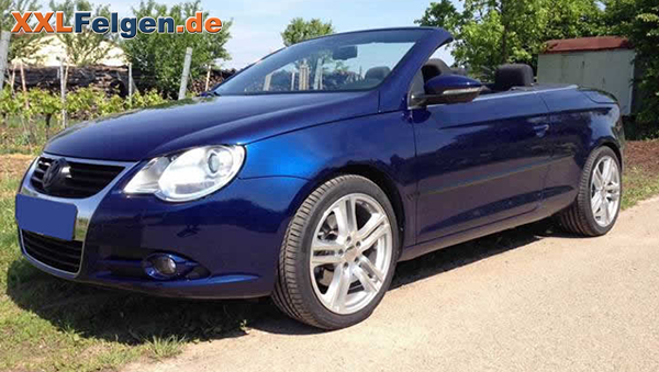 VW EOS und DBV Mauritius silber mit polierter Front