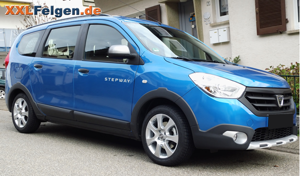 16 Zoll Alufelgen DBV Lappland für den Dacia Lodgy SD 16 Zoll Alufelgen DBV Lappland für den Dacia Lodgy SD