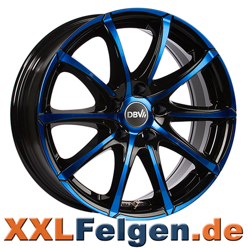 DBV Tropez Blue Edition Colourline Felgen