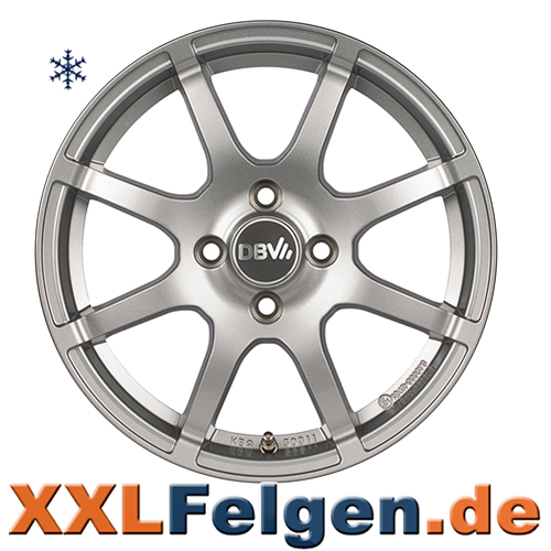 DBV Bali 2 Felgen in metallic-silber mit 3 Jahren Garantie