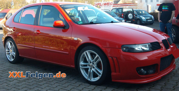 Seat Leon + DBV Mauritius 17 Zoll Alufelgen Seat Leon + DBV Mauritius 17 Zoll Alufelgen