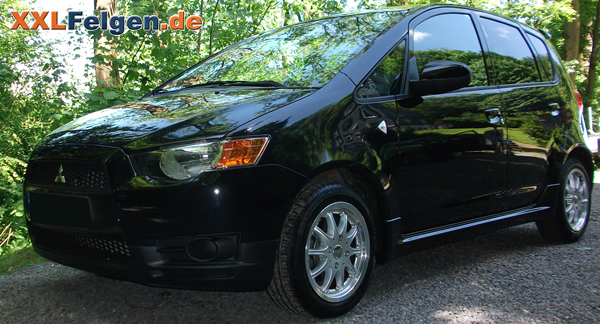 15 Zoll Alufelge mit Zierschrauben für den Mitsubishi Colt 15 Zoll Alufelge mit Zierschrauben für den Mitsubishi Colt