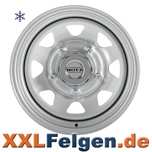 Dotz Dakar Stahlfelgen für 4x4 Fahrzeuge in silber