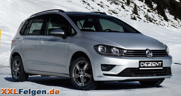 VW Golf Variant mit DEZENT TY Felgen in graphite matt