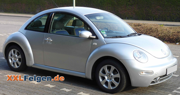 Silber lackierte Alufelgen für VW Beetle Silber lackierte Alufelgen für VW Beetle