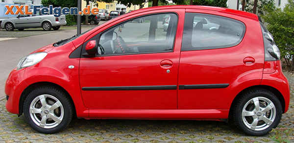 Citroen C1 + DBV Torino II als Komplettrad für Sommer und Winter Citroen C1 + DBV Torino II als Komplettrad für Sommer und Winter