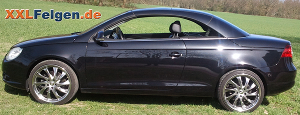 VW EOS mit DBV Milano 19 Zoll Turbinenfelgen VW EOS mit DBV Milano 19 Zoll Turbinenfelgen
