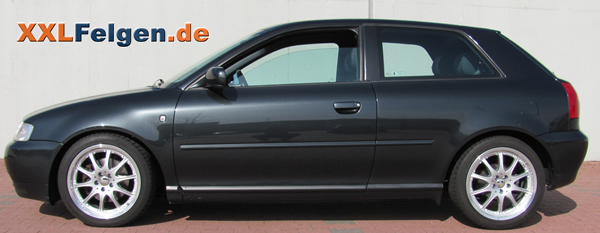 Dunlop Sommerreifen auf Felgen für Audi A3 8L Dunlop Sommerreifen auf Felgen für Audi A3 8L