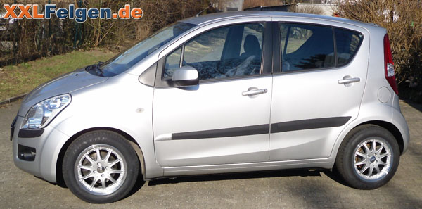 Suzuki Splash + DBV Australia 15 Zoll Alufelgen