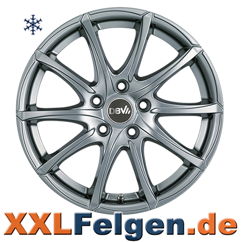 DBV Tropez Alufelgen mit Finish shawow-silber