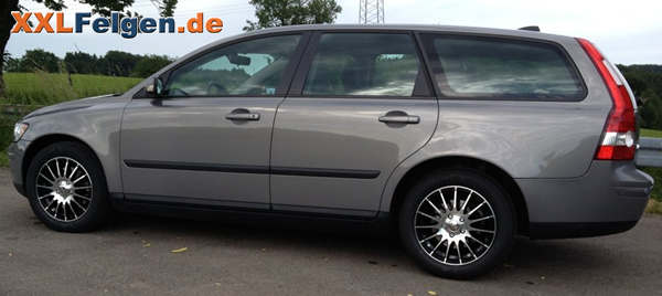 Volvo V50 mit DBV S-Florida black 16 Zoll Alufelgen Volvo V50 mit DBV S-Florida black 16 Zoll Alufelgen