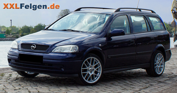 Opel Astra G auf DBV Arizona 17 Zoll Alufelgen Opel Astra G auf DBV Arizona 17 Zoll Alufelgen