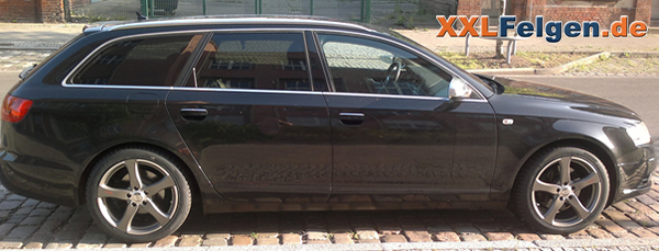 DBV Venezia Alufelgen in anthrazit oder schwarz für den Audi A6 DBV Venezia Alufelgen in anthrazit oder schwarz für den Audi A6