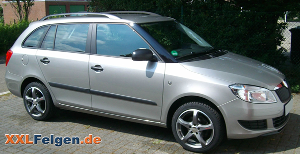 Skoda Fabia + DBV Venezia 16 Zoll Felgen