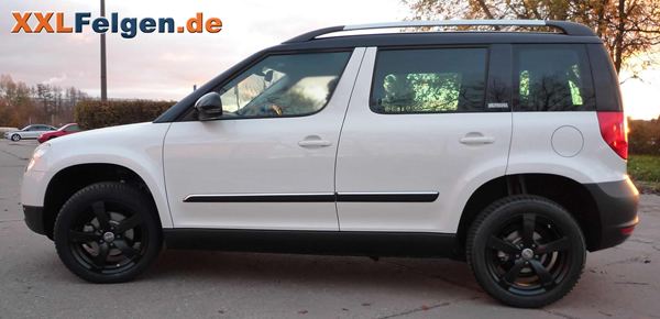 DBV Torino II 17 Zoll Alufelgen für den Skoda Yeti 