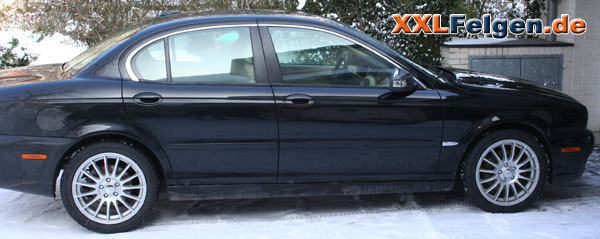 Jaguar X-Type + DBV Florida 17 Zoll Felgen Jaguar X-Type + DBV Florida 17 Zoll Felgen