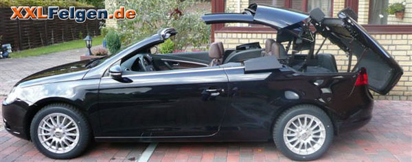 VW Eos + DBV Florida 16 Zoll Alufelgen VW Eos + DBV Florida 16 Zoll Alufelgen