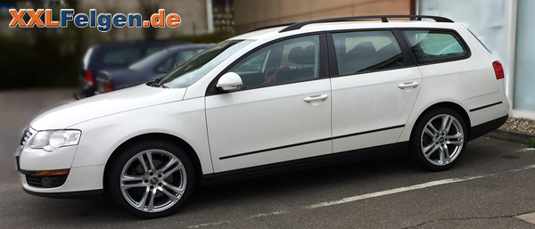 VW Passat 3C Variant  + DBV Mauritius 18 Zoll Alufelge in silber metallic 