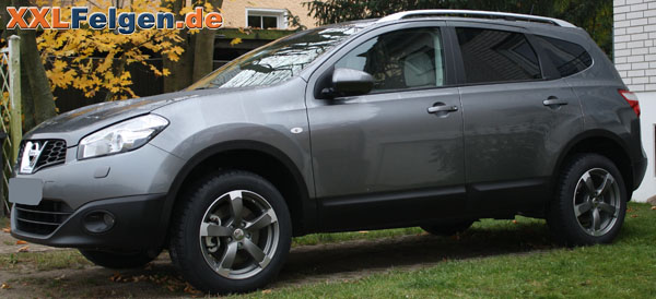 DBV Torino II anthrazit matt Felgen 17 Zoll für den Nissan Qashqai DBV Torino II anthrazit matt Felgen 17 Zoll für den Nissan Qashqai