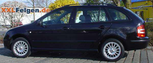 Skoda Fabia mit Winterfelgen von DBV Skoda Fabia mit Winterfelgen von DBV