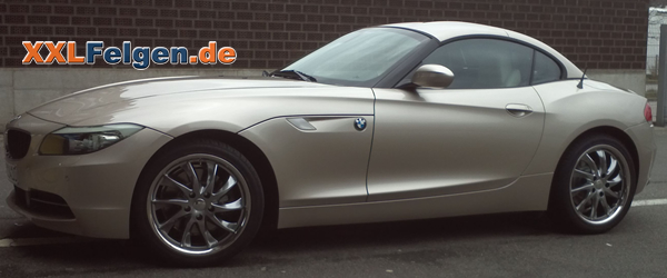 BMW Z4 + DBV Milano 18 Zoll Felgen