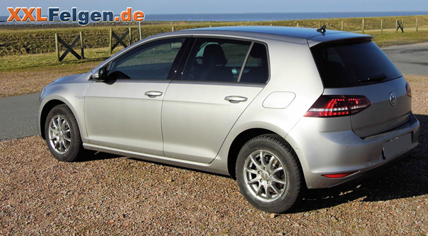 M+S Winterreifen  von Conti mit passender Felge für den VW Golf 7 M+S Winterreifen  von Conti mit passender Felge für den VW Golf 7