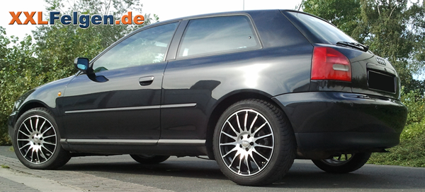 Alu-Kompletträder 17 Zoll für den Audi A3 8L Alu-Kompletträder 17 Zoll für den Audi A3 8L