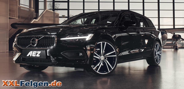 VOLVO V60 mit AEZ North dark Alufelgen