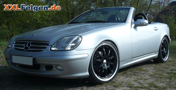 Mercedes SLK + DBV S-Australia 19  Zoll Felgen