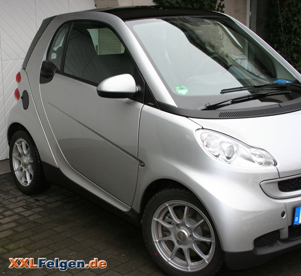Smart Fortwo mit DBV Bali Alufelgen Smart Fortwo mit DBV Bali Alufelgen