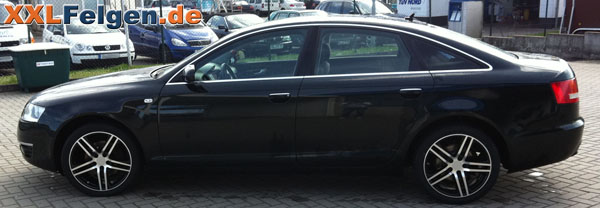 DBV Mauritus Alufelgen 18 Zoll in schwarz auf Audi A6 DBV Mauritus Alufelgen 18 Zoll in schwarz auf Audi A6