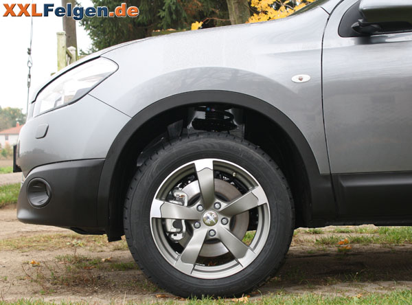 Rotorfelgen DBV Torino 2 Kompletträder für den Nissan Qashqai Rotorfelgen DBV Torino 2 Kompletträder für den Nissan Qashqai