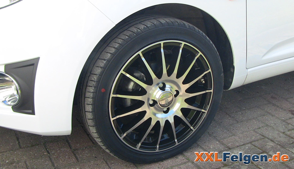 Hankook Reifen und DBV Florida black Felgen als Kompletträder Hankook Reifen und DBV Florida black Felgen als Kompletträder