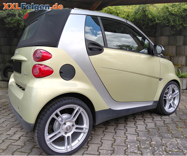 17 Zoll Leichtmetallfelgen DBV Mauritius für den Smart ForTwo 17 Zoll Leichtmetallfelgen DBV Mauritius für den Smart ForTwo