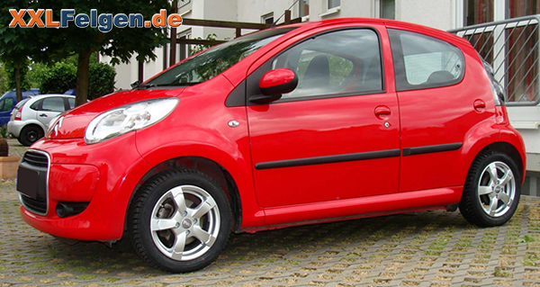 Citroen C1 + DBV Felgen und Goodyear Reifen Citroen C1 + DBV Felgen und Goodyear Reifen