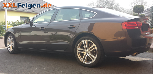 Audi A5 Sportsback mit Alufelgen für den Winter in 17, 18, 19 und 20 Zoll Audi A5 Sportsback mit Alufelgen für den Winter in 17, 18, 19 und 20 Zoll