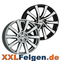 AEZ Reef SUV Felgen in schwarz und silber