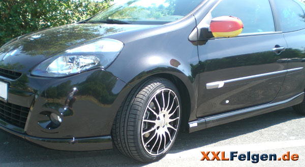 17 Zoll Alufelgen auf Renault Clio R