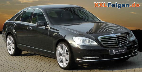 Mercedes S-Klasse W221 mit Hofele Reverso II 20 Zoll Premiumfelge