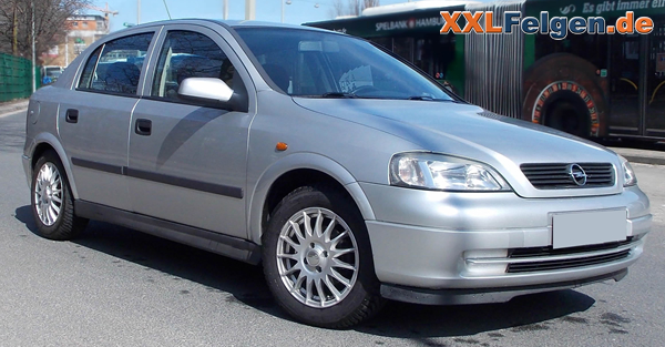 Opel Astra G CC + DBV Florida 15 Zoll Alufelgen Opel Astra G CC + DBV Florida 15 Zoll Alufelgen