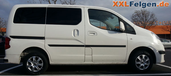 DBV Lappland 14 Zoll Alufelgen für den Nissan Evalia DBV Lappland 14 Zoll Alufelgen für den Nissan Evalia