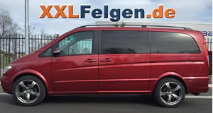 Mercedes Benz Viano mit DBV Torino II 19 Zoll Felgen