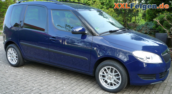 Skoda Roomster 1.2 TSI mit DBV Arizona 15 Zoll Alufelgen